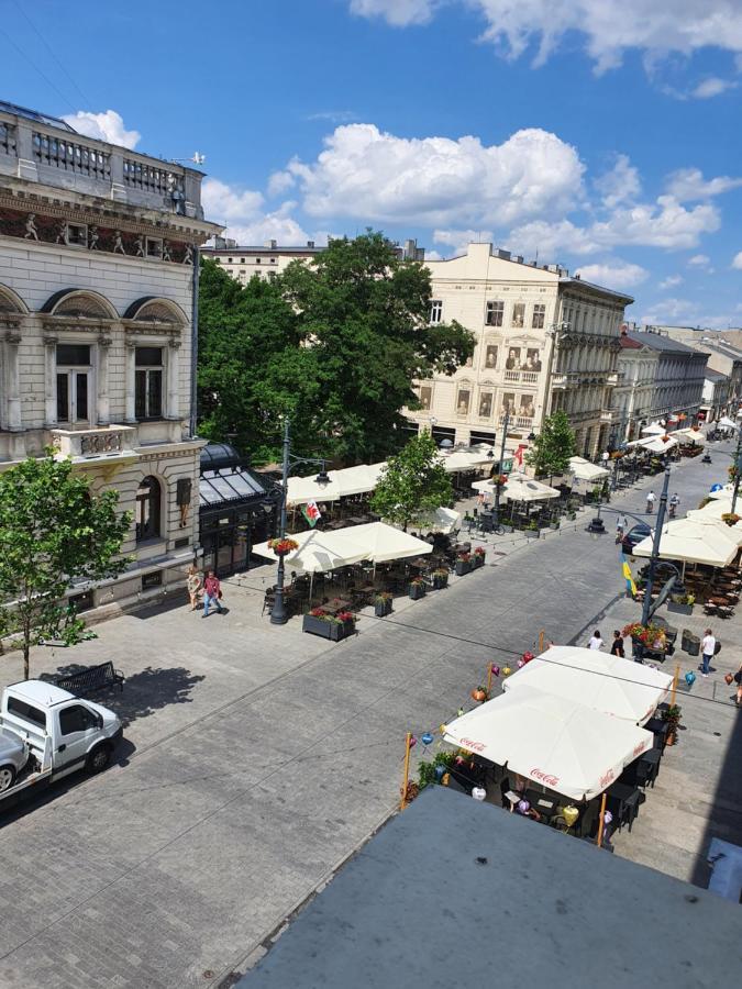 Prestige Aparthotel Piotrkowska 82 - Wyjatkowy Widok Na Deptak Λοτζ Εξωτερικό φωτογραφία